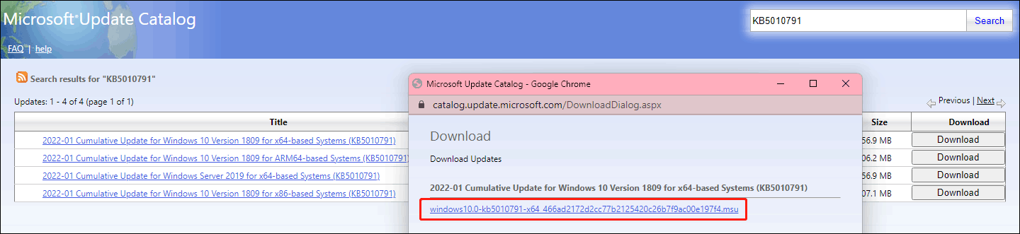 download Windows updates