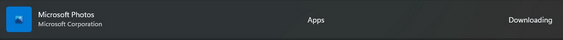 Downloading Microsoft Photos Windows 11
