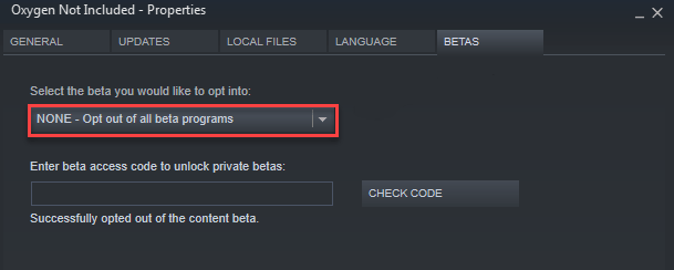 change ONI branch