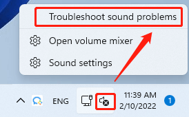 troubleshoot sound problems