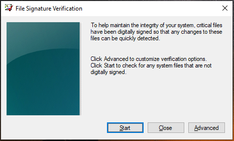 File Signature verification