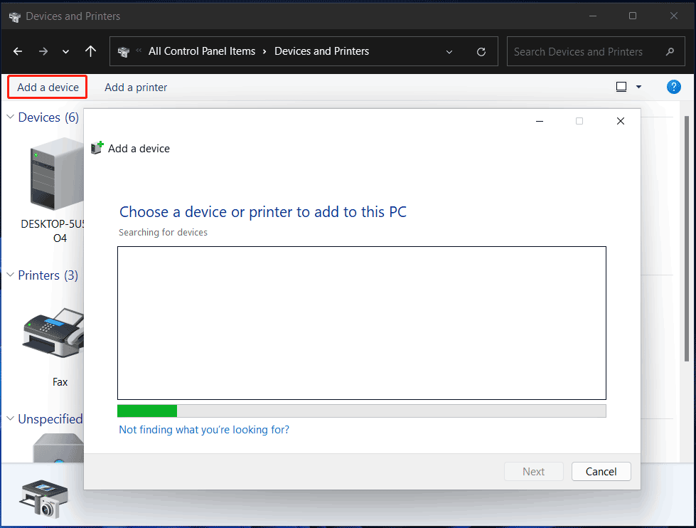 configure a scanner Windows 11