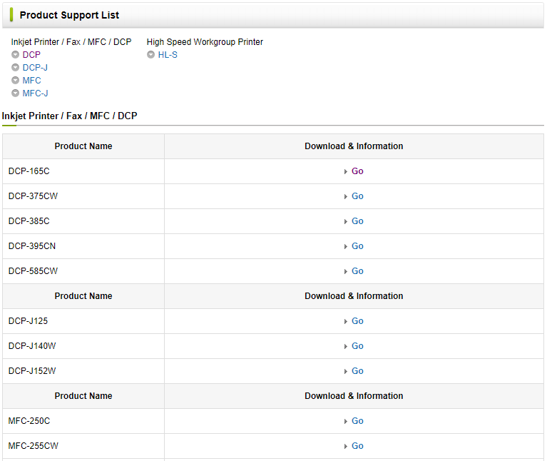 select your product