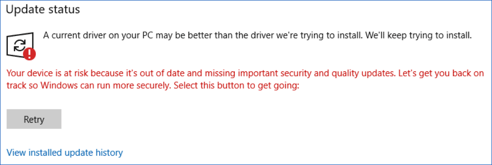 a current driver may be better