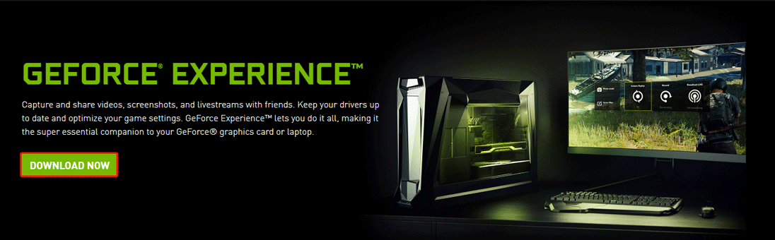 GeForce Experience update NVIDIA driver
