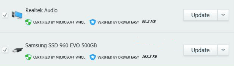 update Samsung NVMe driver Windows 11 with Driver Easy
