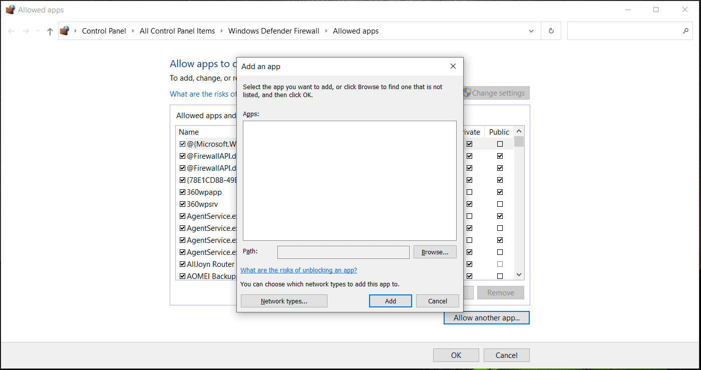 allow Battle.net to go through Firewall