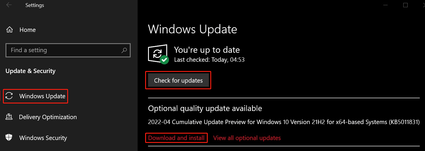 install Windows 11 KB5011831