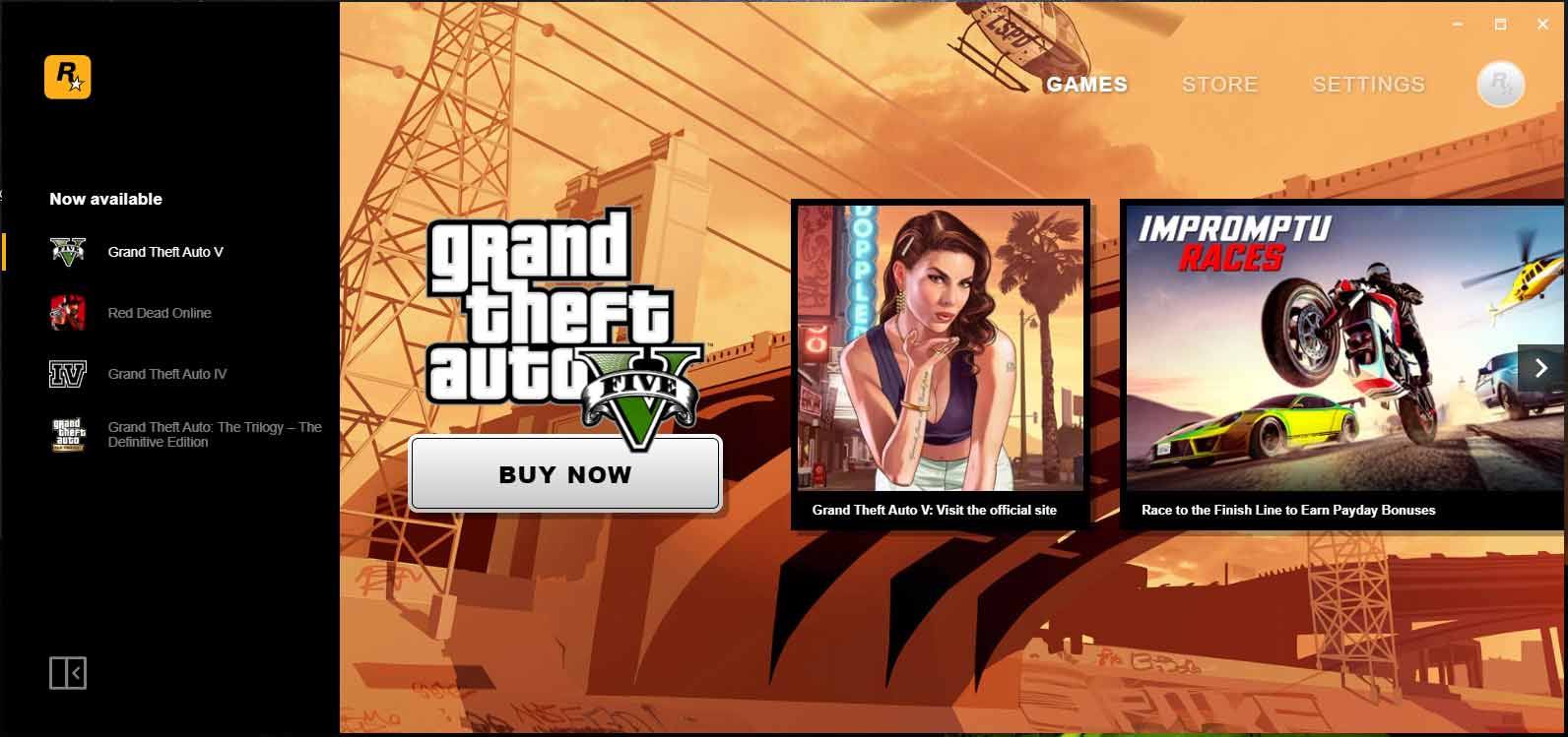Rockstar Games Launcher
