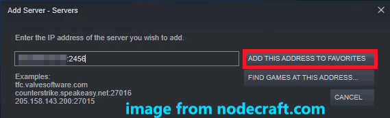 enter correct IP address and port