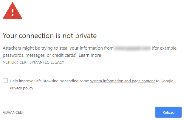 ERR_CERT_SYMANTEC_LEGACY