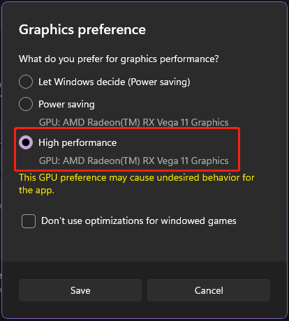select high performance