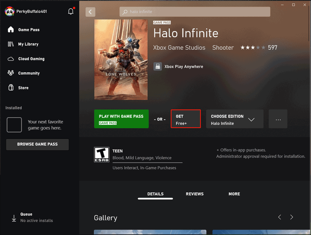 download Halo Infinite on Xbox