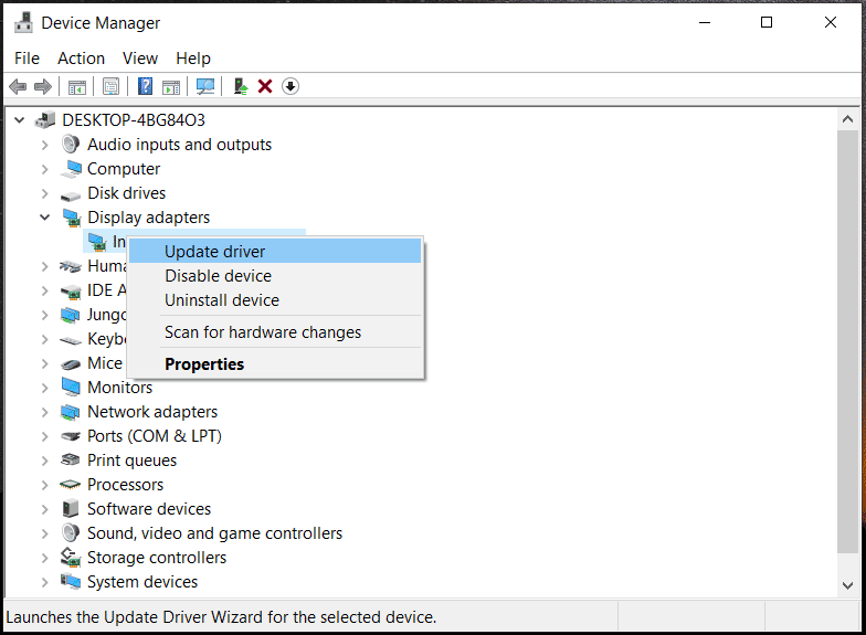 update GPU driver