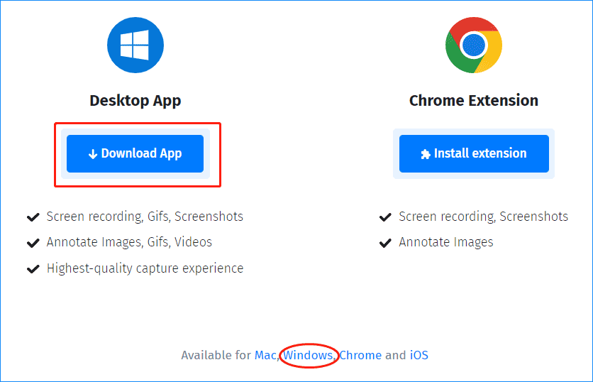 CloudApp download Windows