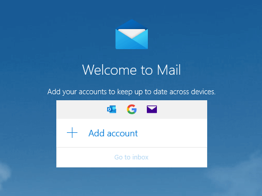 Windows 10 Mail App