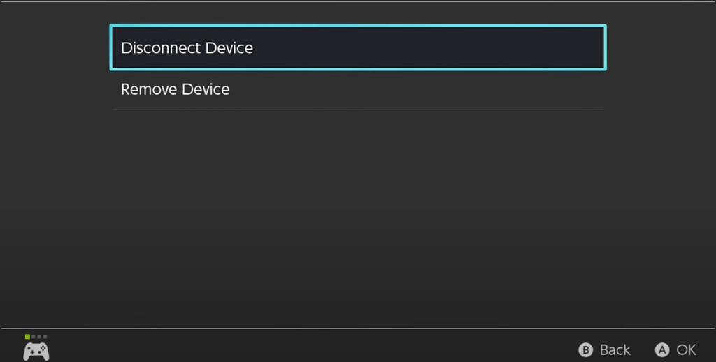 select Disconnect Device