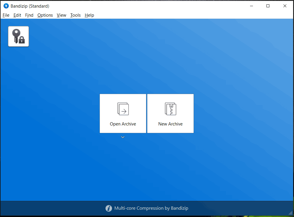 Bandizip main interface