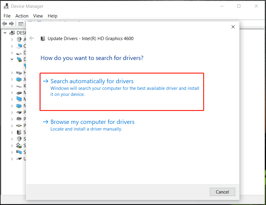 update graphics card driver
