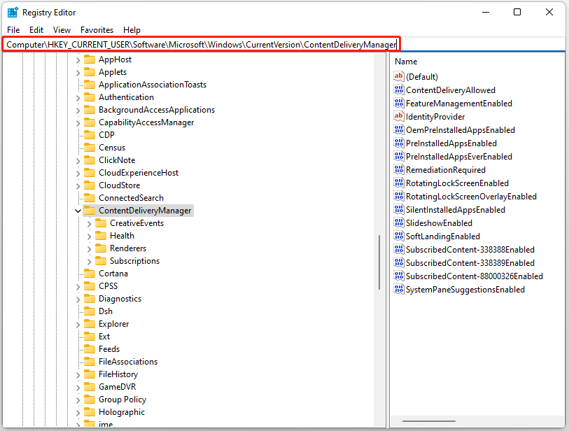 go to the above path