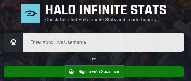 Sign in with Xbox Live