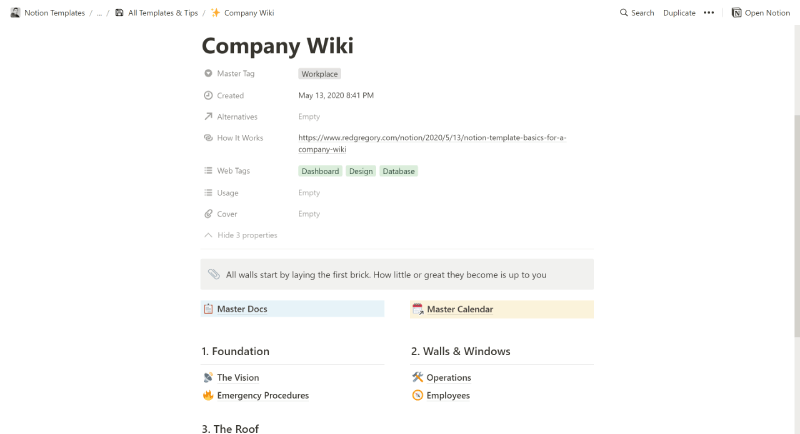 Company Wiki