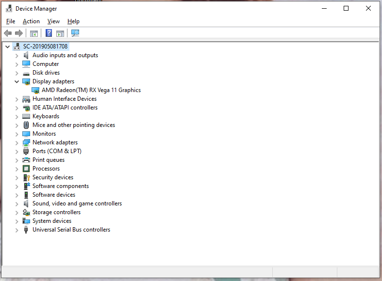 show your graphic card