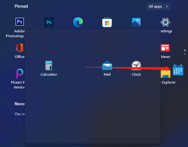 remove an icon from a folder