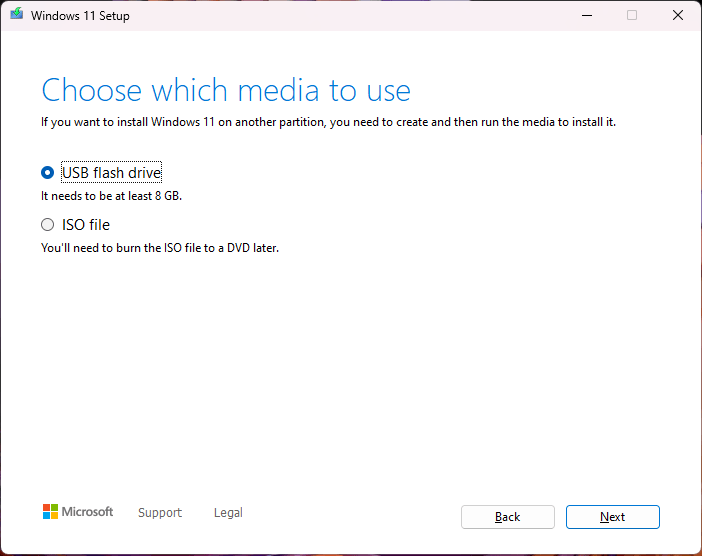 choose which media to use
