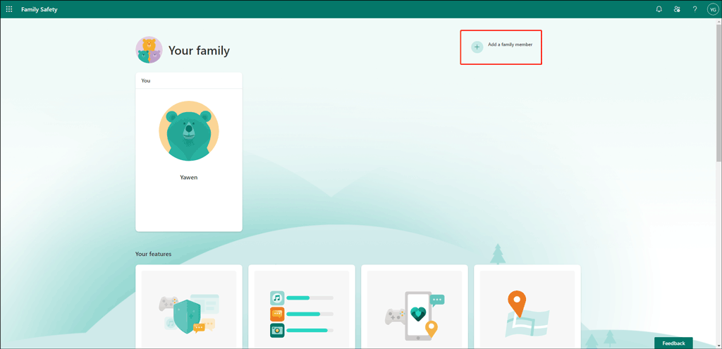 the Microsoft Family Safety app