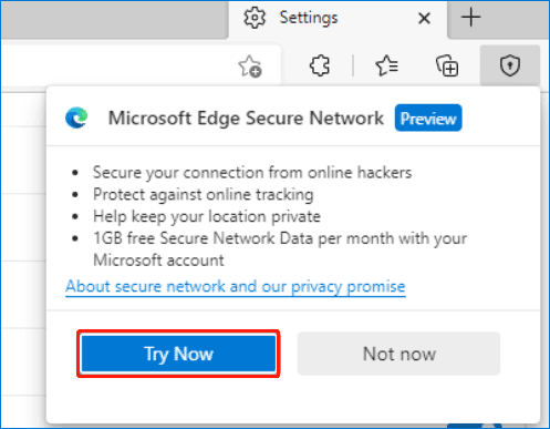What Is Microsoft Edge Secure Network? How to Enable & Use It? - MiniTool