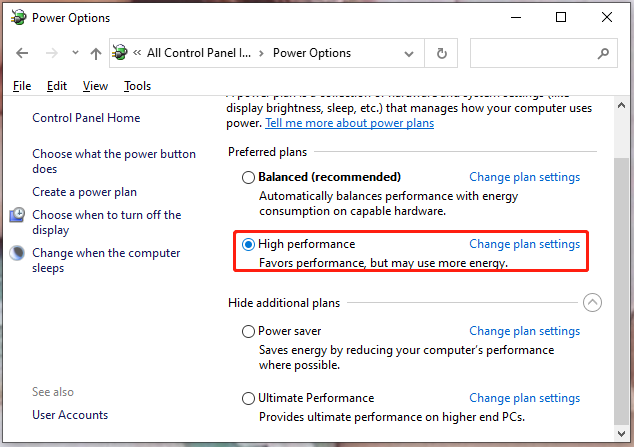 tick High performance