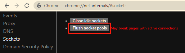 click Flush socket pools