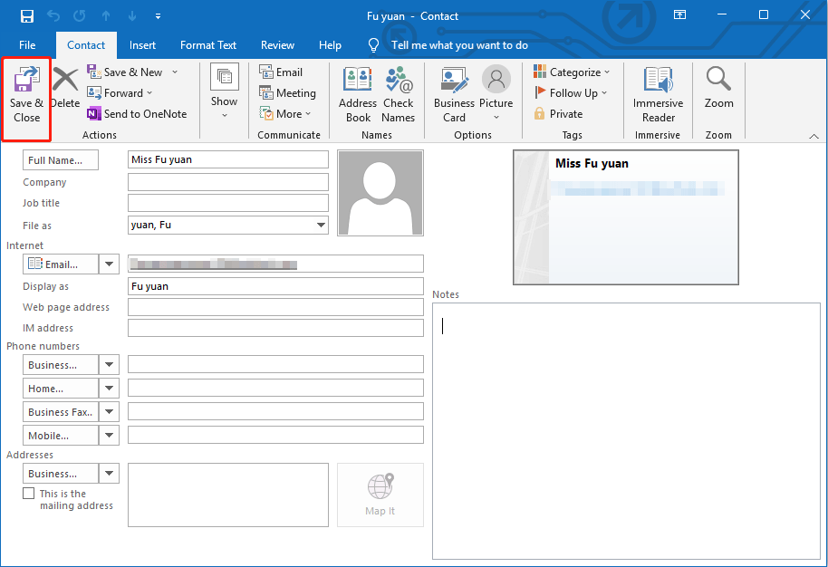 How to manage contacts in outlook in windows minitool