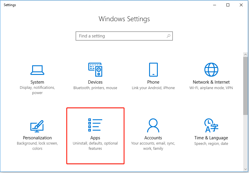 choose the button to open OneNote Settings