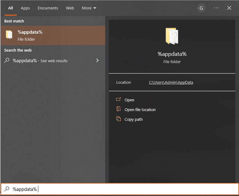 locate this folder
