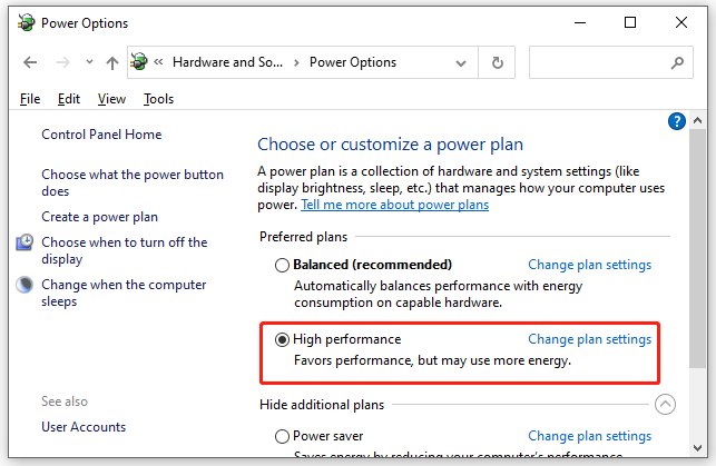 tick High performance
