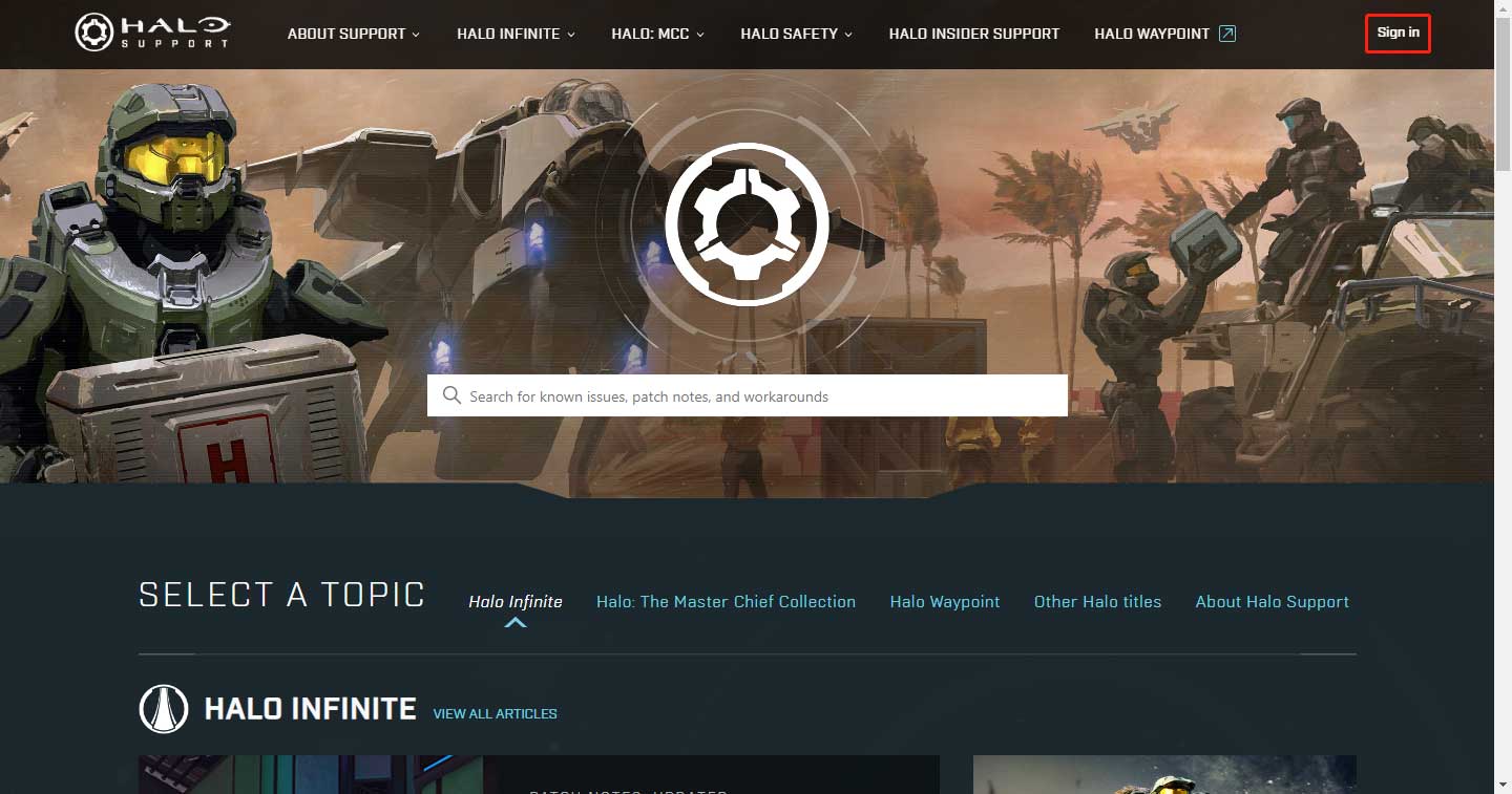 log into your account