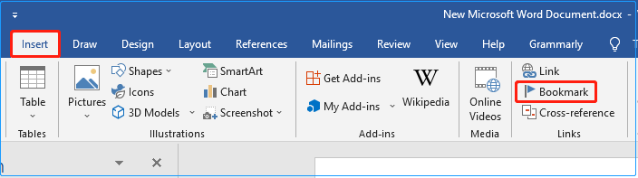 Manage Bookmarks In Microsoft Word Add Delete Show Link Minitool Manage Bookmarks In Microsoft Word Add Delete Show Link Minitool