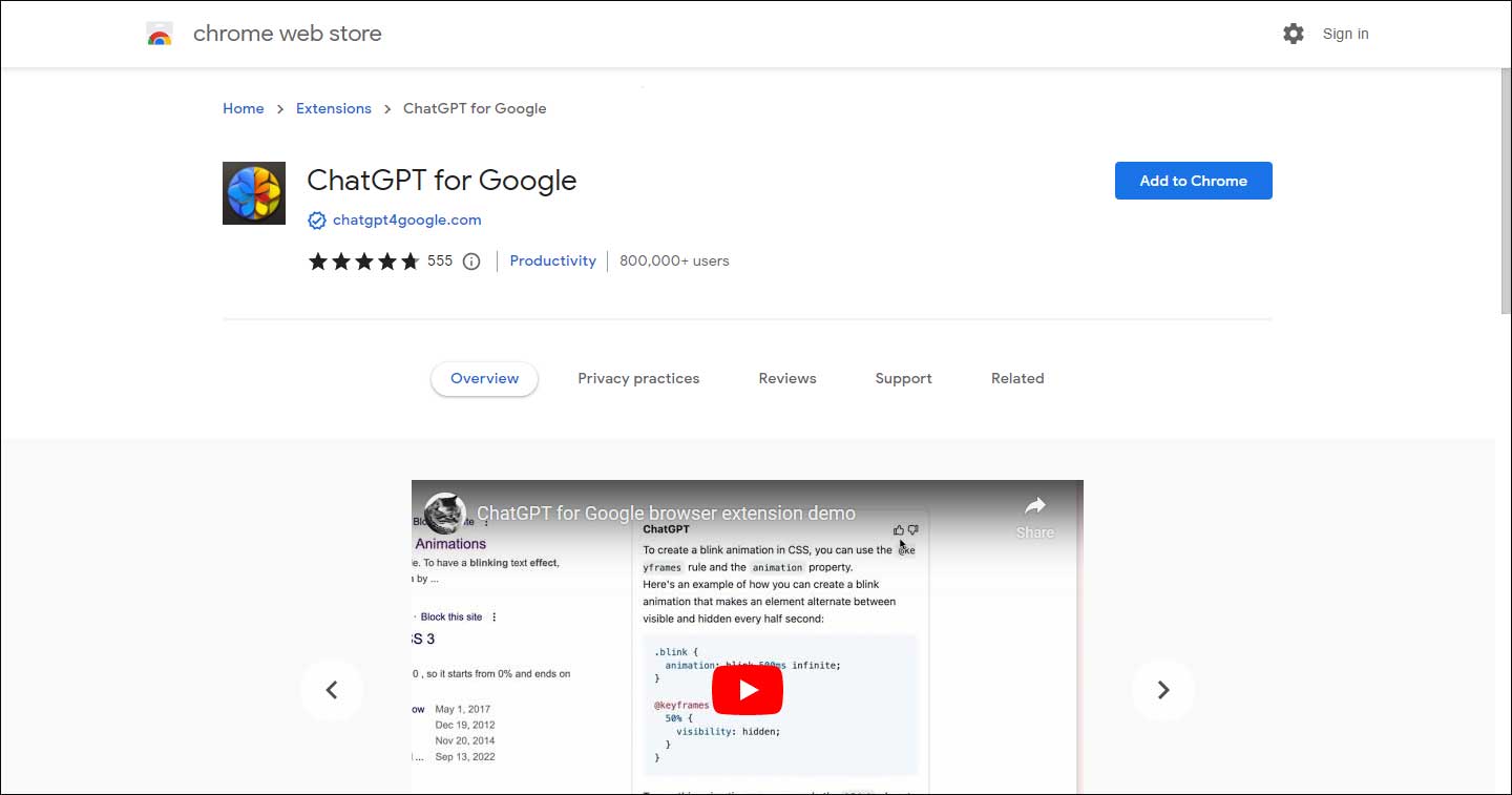 Add to Chrome