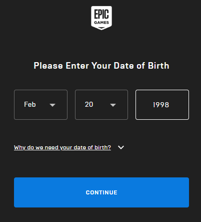 choose the date of your birth