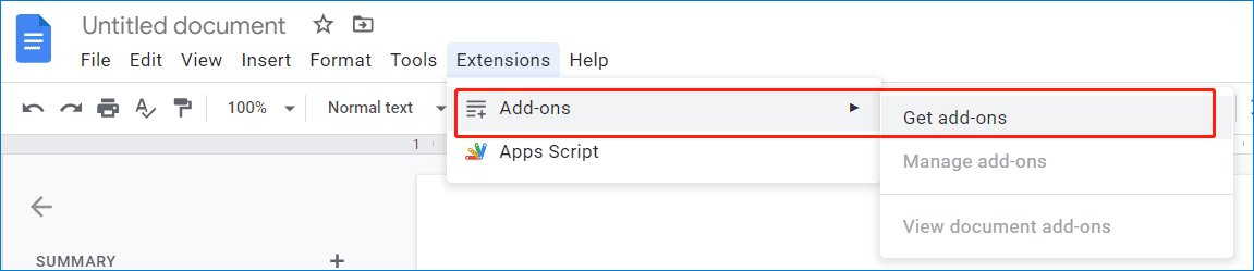 check for plagiarism in Google Docs