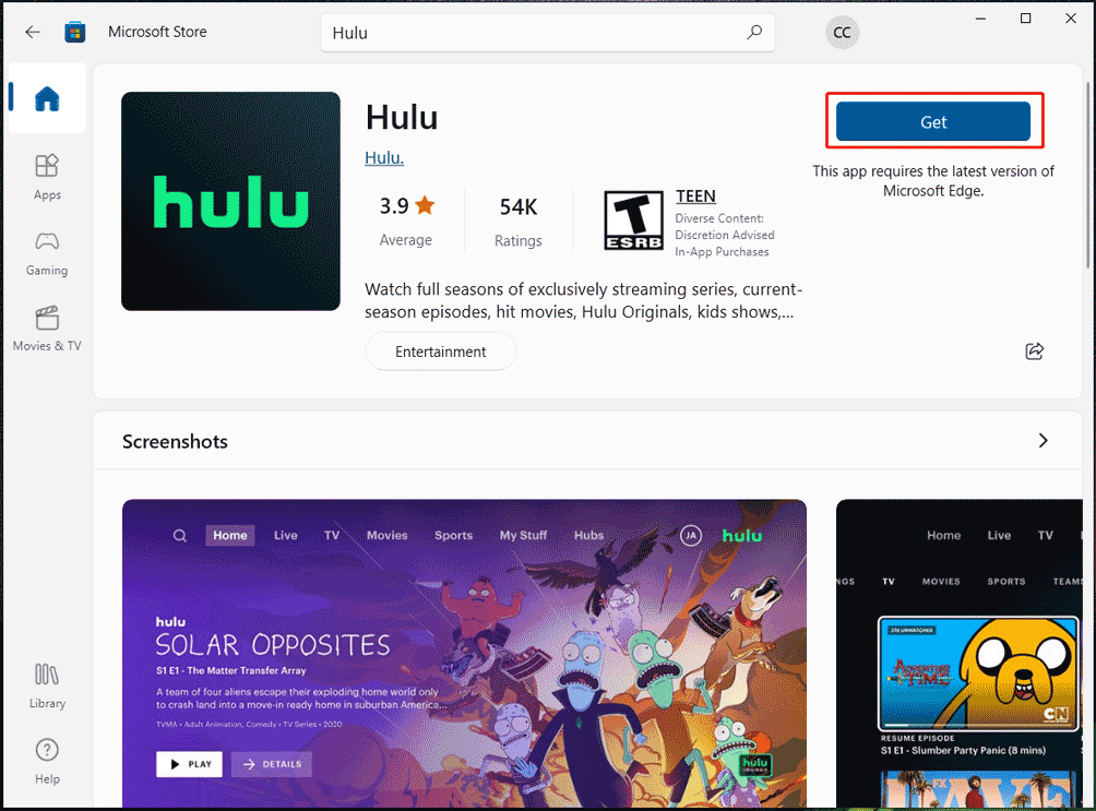 download hulu pc