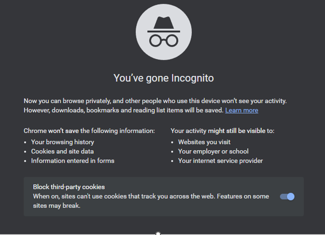 Incognito Mode