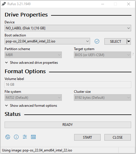 burn ISO to USB