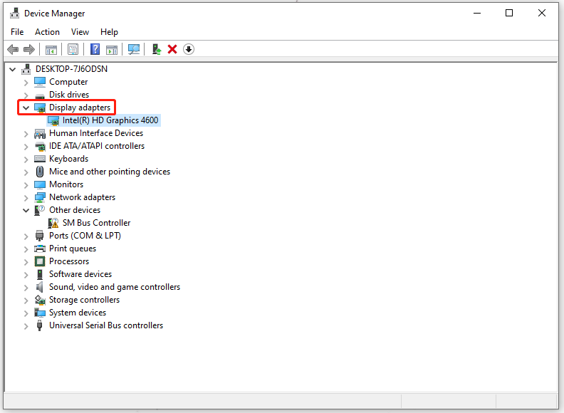 expand Display adapters