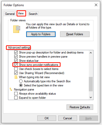 tick or untick this item