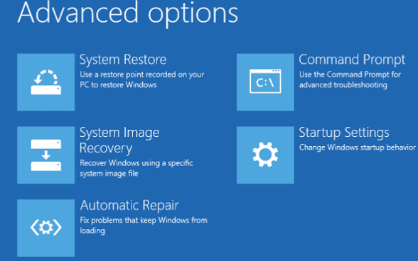 hit Automatic Repair