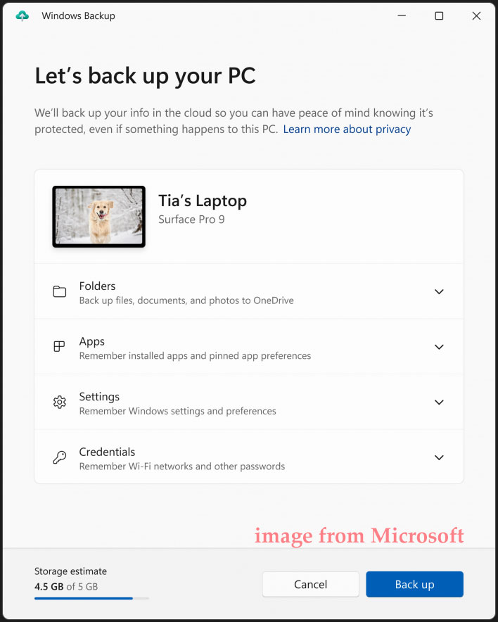 Windows Backup for Windows 11