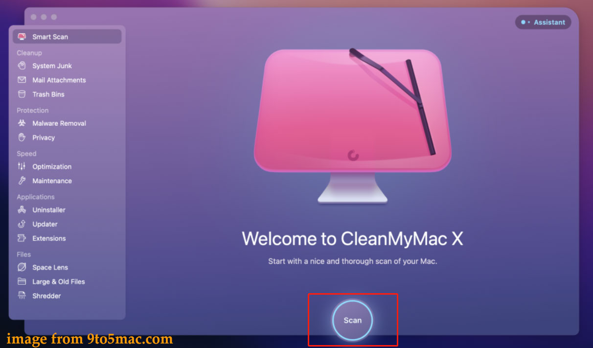 scan for viruses mac using CleanMyMac X